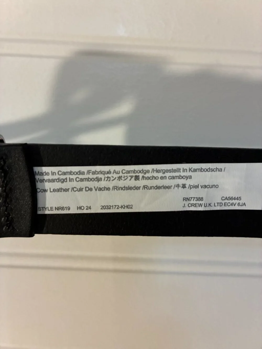 Madewell Studded Western Belt in Leather True Black Size: Large